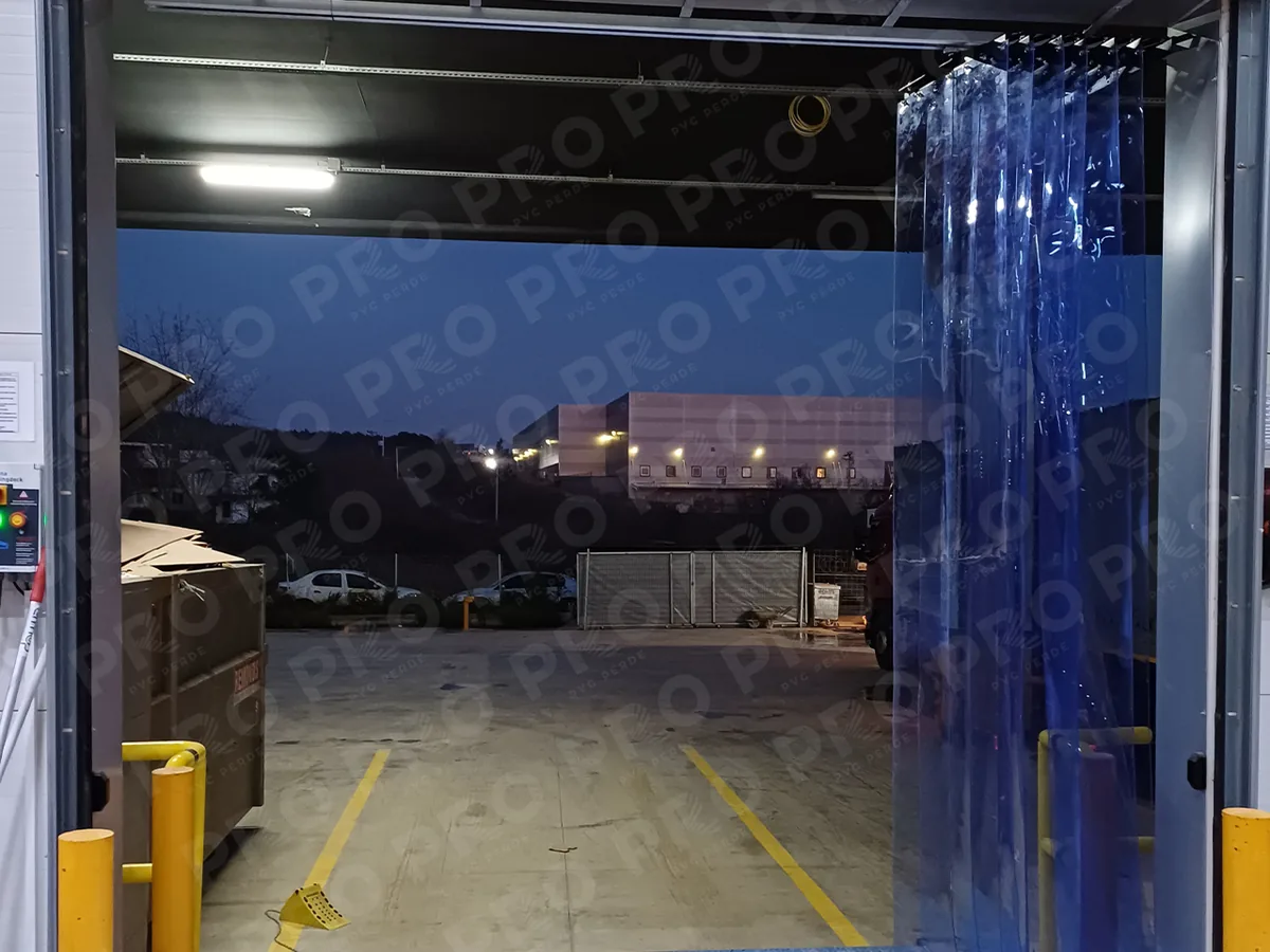Yükleme Rampası PVC Şerit Perde Uygulaması uygulama görseli