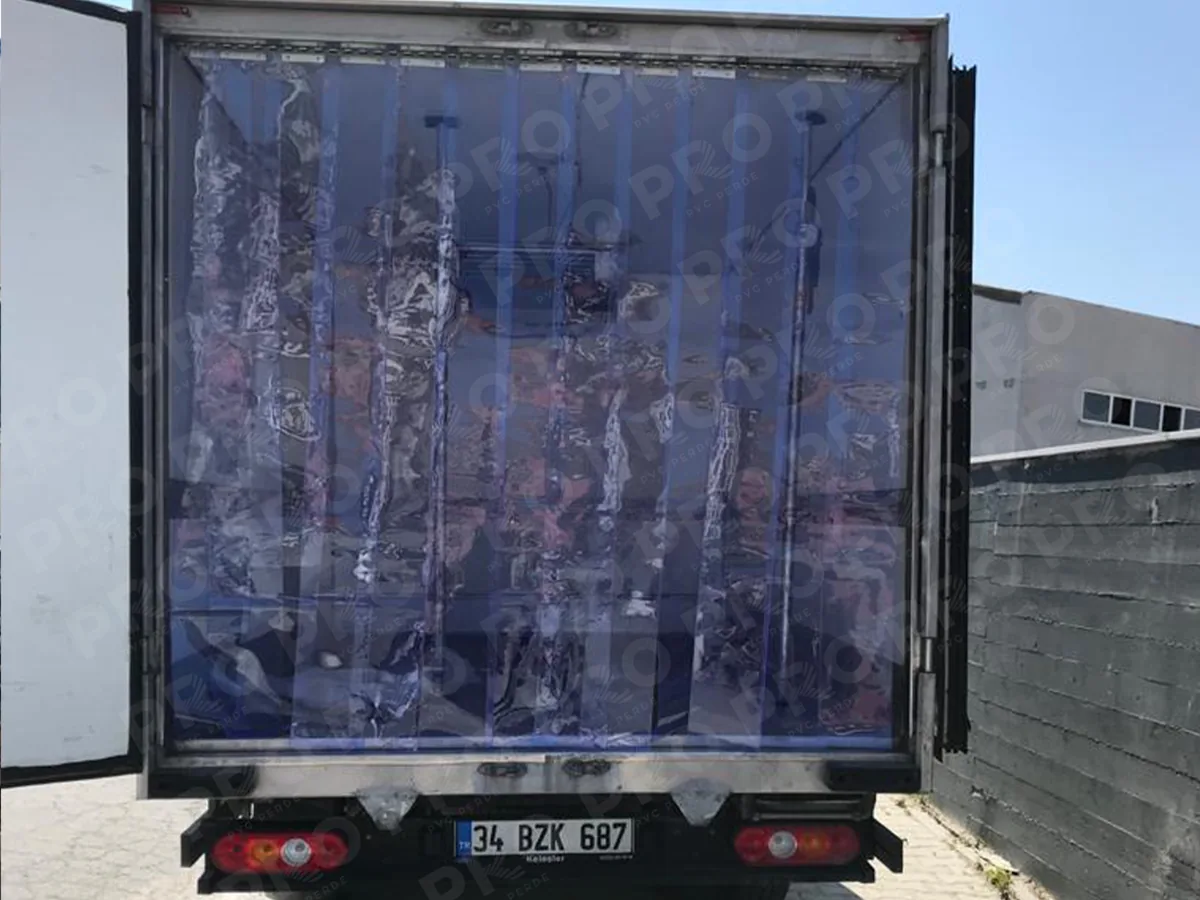 Frigo Kasa PVC Şerit Perde Uygulaması uygulama görseli