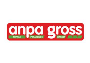 Anpa Gross referans logosu - toptan market, depo ve soğuk zincir alanları için PVC perde uygulaması
