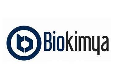 Biokimya referans logosu - kimyasal üretim ve endüstriyel geçiş alanları için PVC perde uygulaması