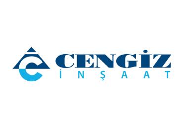 Cengiz İnşaat referans logosu - şantiye, üretim ve endüstriyel geçiş alanları için PVC perde uygulaması