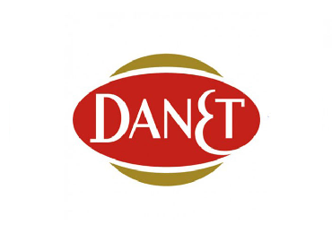 Danet referans logosu - gıda üretimi ve hijyen bölme alanları için PVC perde uygulaması