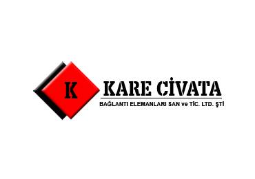 Kare Cıvata referans logosu - bağlantı elemanları üretim tesisi alanları için PVC perde uygulaması