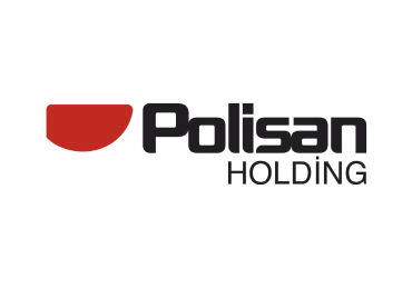 Polisan Holding referans logosu - üretim ve endüstriyel tesis geçiş alanları için PVC perde uygulaması