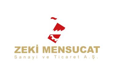 Zeki Mensucat referans logosu - tekstil üretim ve fabrika geçiş alanları için PVC perde uygulaması